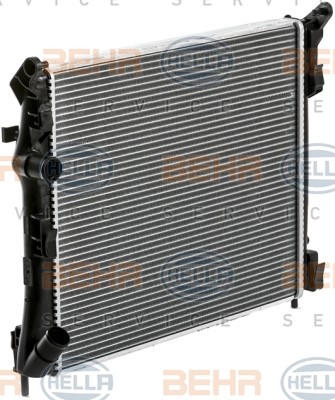 Renault CLIO Radiator, engine cooling 7625457 HELLA 8MK 376 700-384 online buy