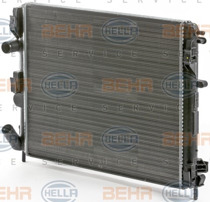 Original 8MK 376 700-574 HELLA Radiator, engine cooling DACIA