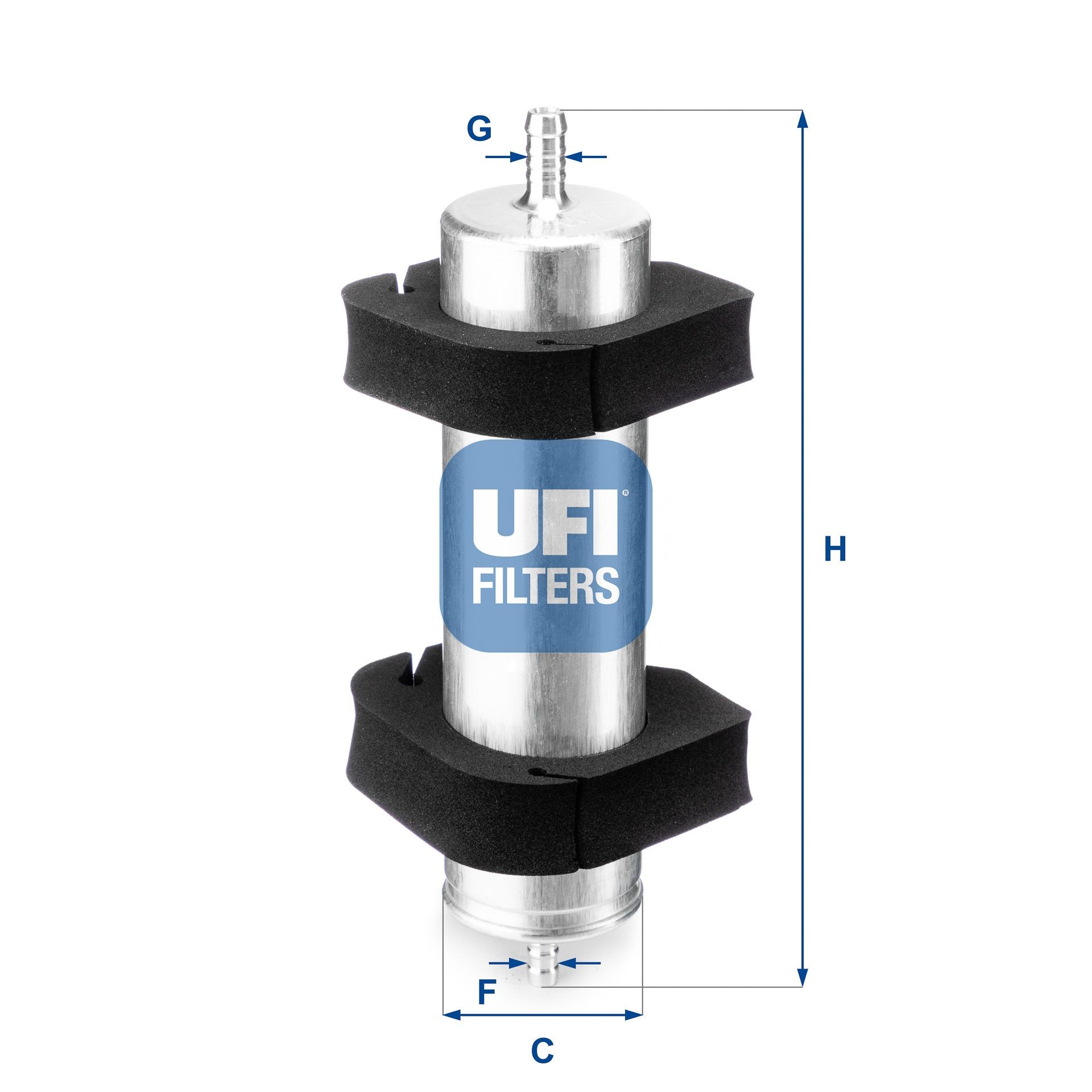 UFI Filter Insert, 9,2mm, 11,2mm Height: 250mm Inline fuel filter 31.950.00 buy