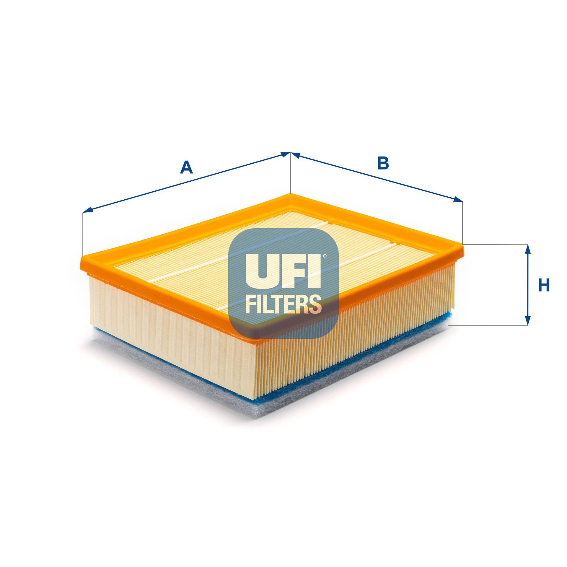 UFI 30.542.00 Air filter 72,3mm, 197mm, 240mm, Filter Insert