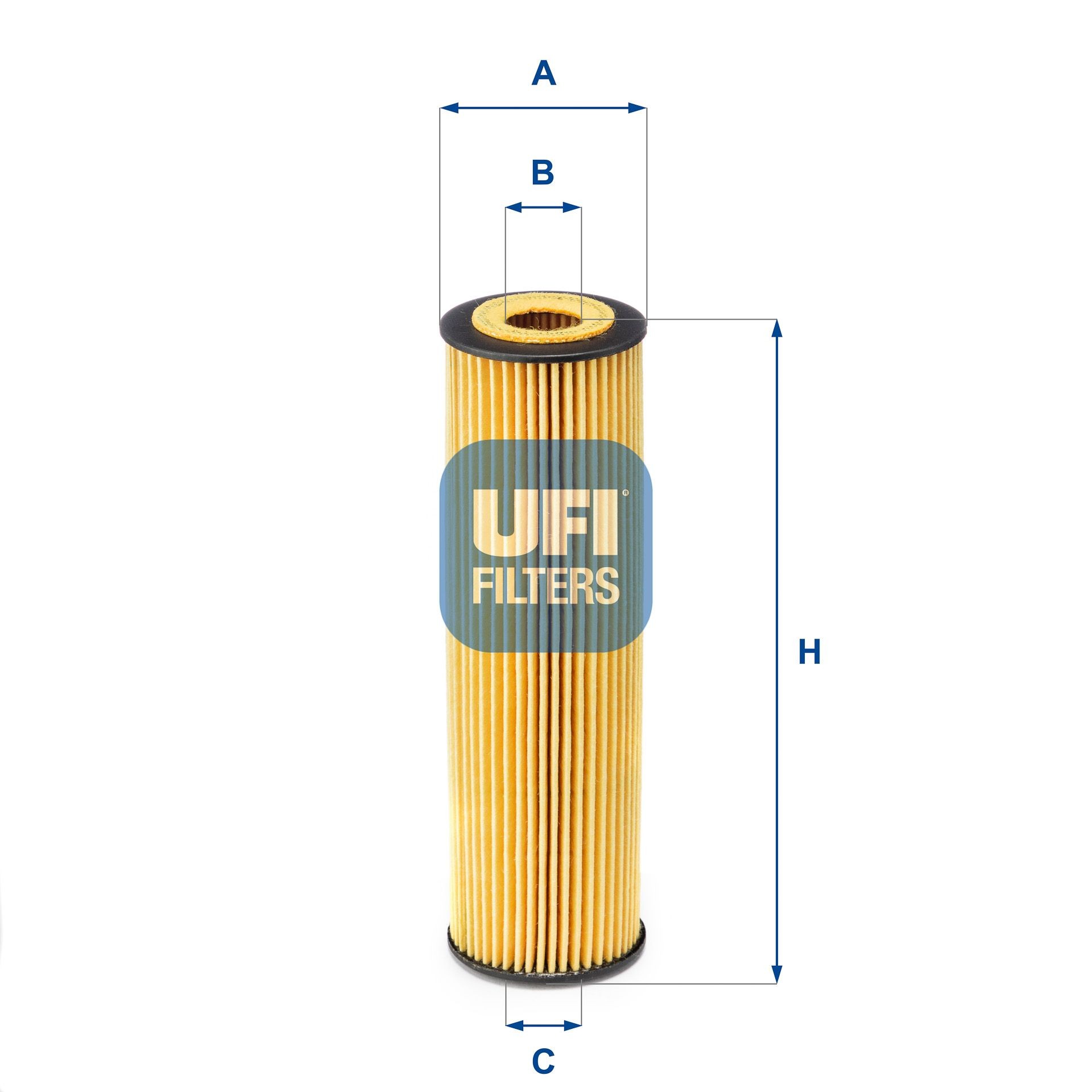 Original UFI Oil filters 25.155.00 for MERCEDES-BENZ C-Class