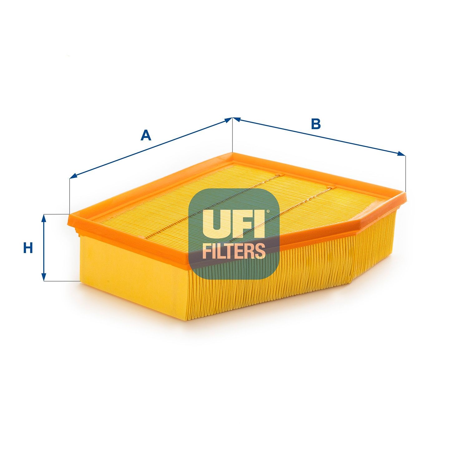 UFI 70mm, 227mm, 281,5mm, Filter Insert Length: 281,5mm, Width: 227mm, Height: 70mm Engine air filter 30.355.00 buy