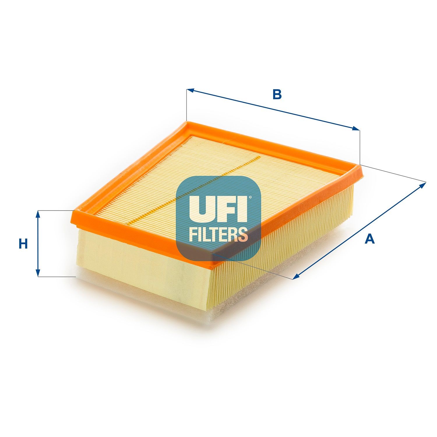 30.543.00 UFI Air filters RENAULT 58mm, 192mm, 243mm, Filter Insert