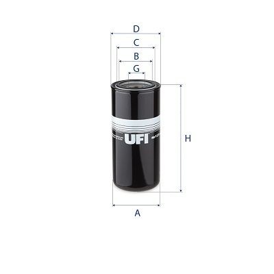 UFI 31.926.00 Fuel filter 13,5mm, 7,9mm