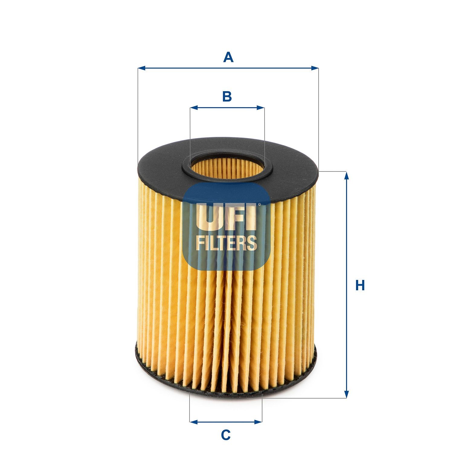 Original UFI Oil filters 25.151.00 for HYUNDAI i20