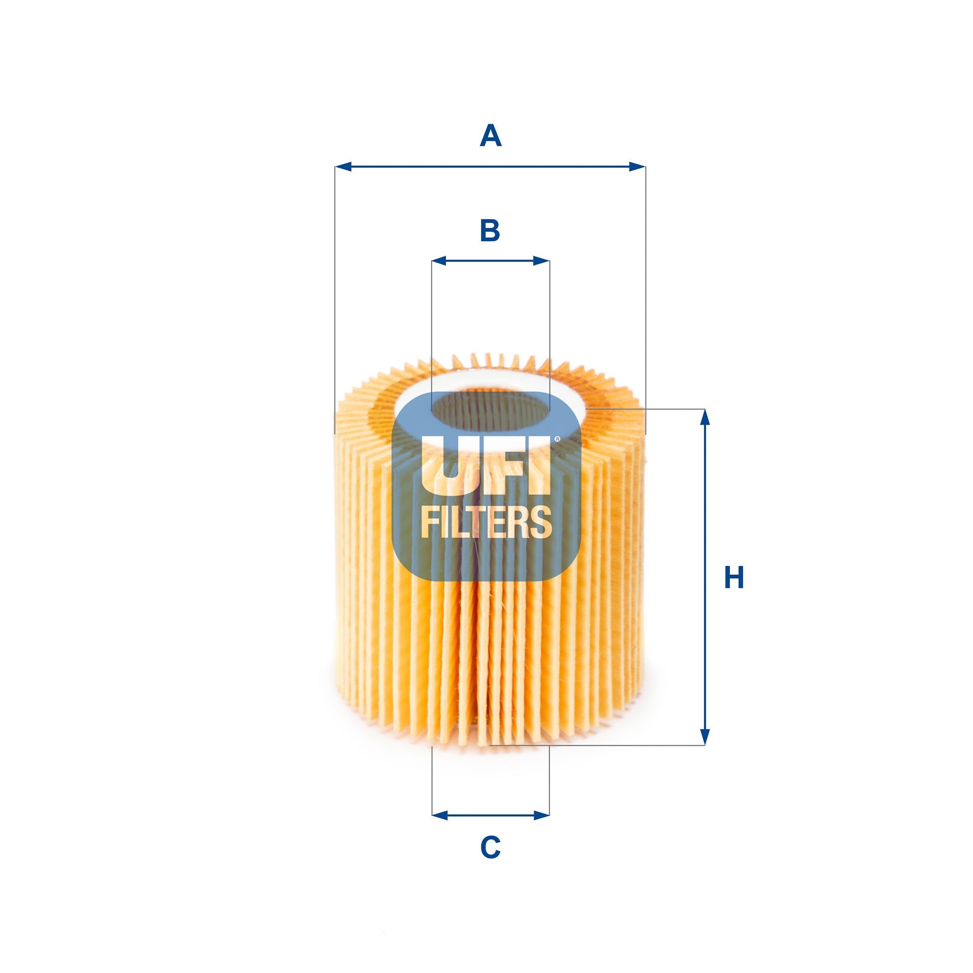Great value for money - UFI Oil filter 25.150.00