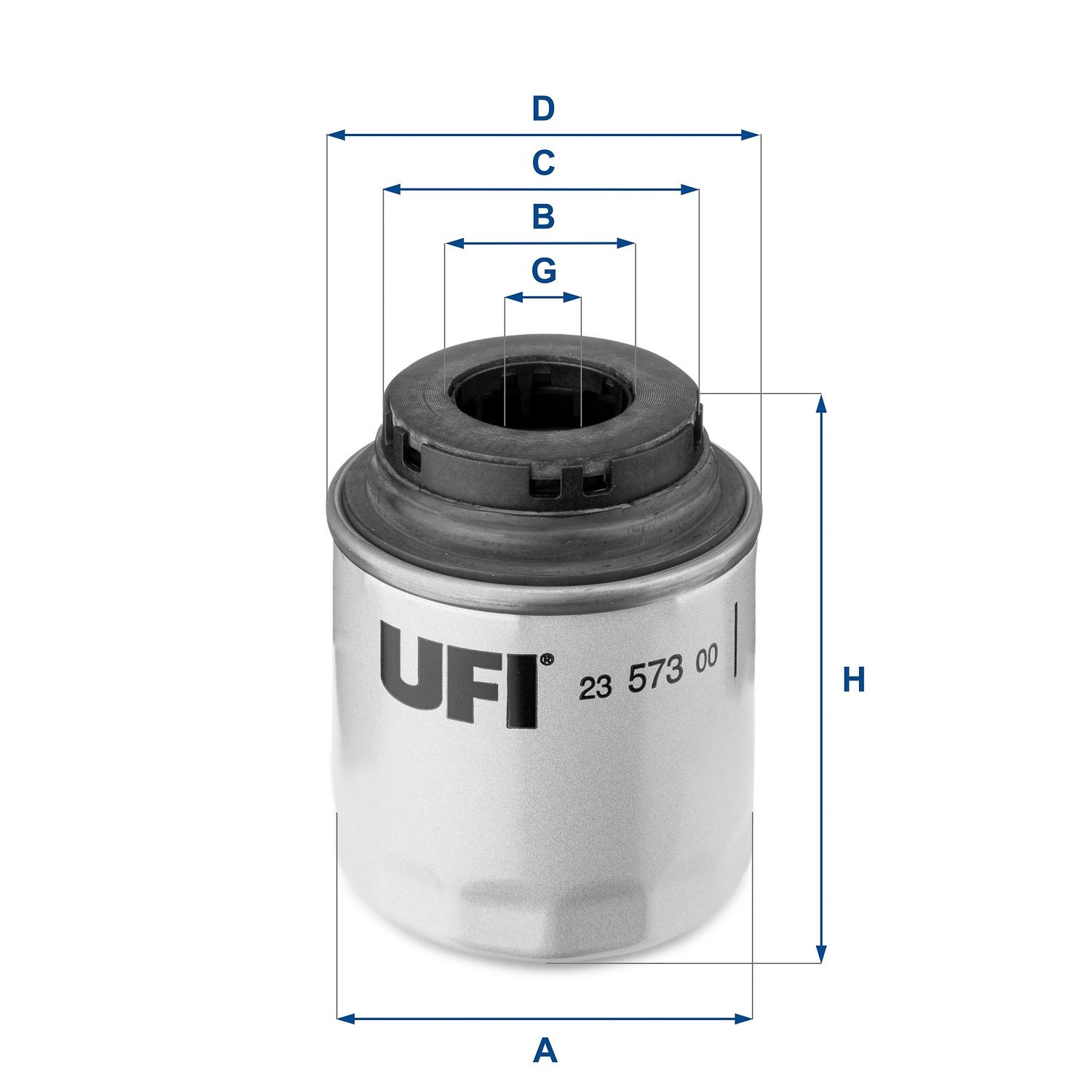 Great value for money - UFI Oil filter 23.573.00