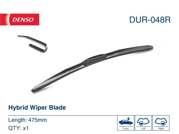 DENSO Hybrid DUR-048R Wiper blade 475 mm, Hybrid Wiper Blade, 19 Inch