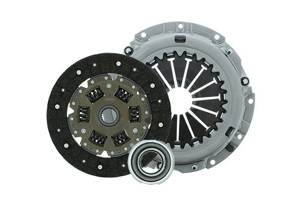 AISIN Clutch Kit (3P) three-piece, with clutch pressure plate, with clutch disc, with clutch release bearing, 225mm Ø: 225mm Clutch replacement kit KM-054A buy