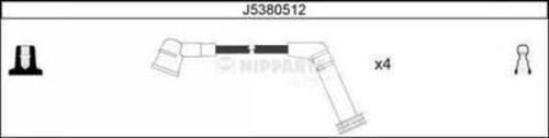 Original NIPPARTS Spark plug wire J5380512 for HYUNDAI i30