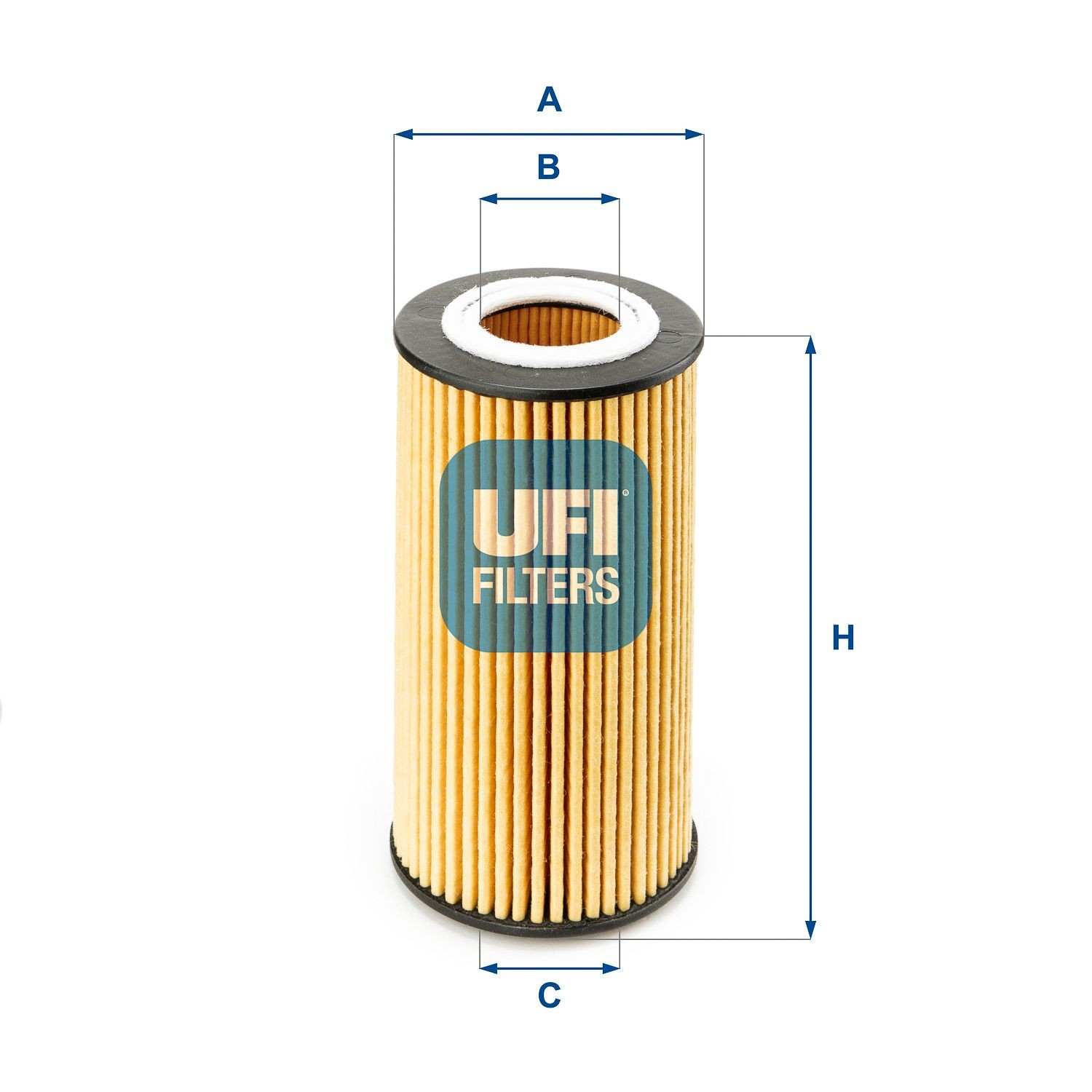 UFI Filter Insert Inner Diameter 2: 31mm, Ø: 64mm, Height: 125mm Oil filters 25.154.00 buy