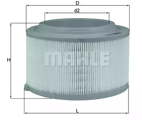 LX3458 Engine air filter MAHLE ORIGINAL LX 3458 review and test