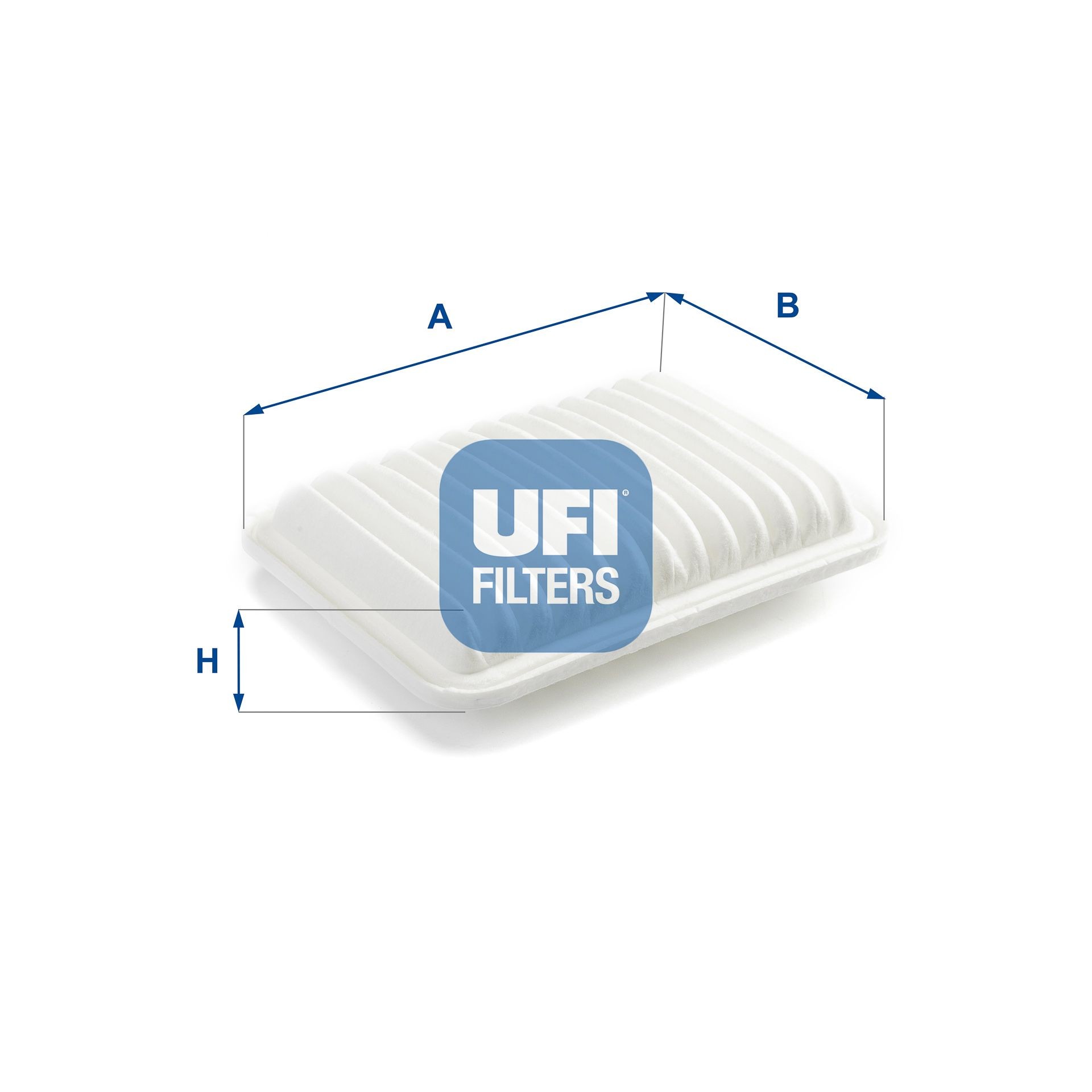 30.554.00 UFI Air filters TOYOTA 51mm, 177mm, 241mm, Filter Insert