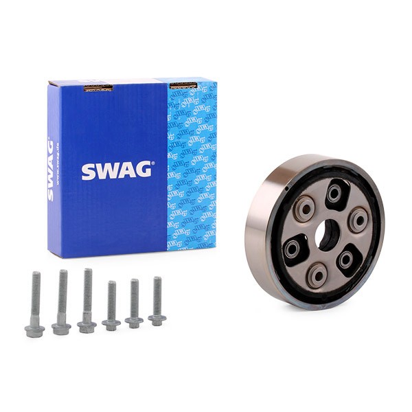 SWAG 30 94 0931 Drive shaft coupler Rear, Ø: 177mm, with bolts/screws
