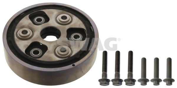 SWAG 30940931 Joint, propshaft Rear, Ø: 177mm, with bolts/screws