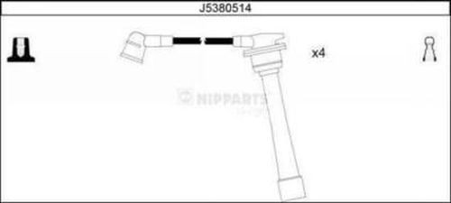 NIPPARTS J5380514 Ignition Cable Kit HYUNDAI experience and price