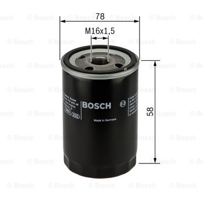 BOSCH F026400307 Air Filter, turbocharger