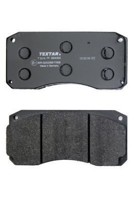29043 TEXTAR für Verschleißwarnanzeiger vorbereitet Höhe: 96mm, Breite: 204,1mm, Dicke/Stärke: 24mm Bremsbeläge 2904303 kaufen