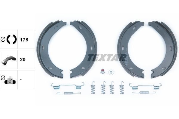 TEXTAR Parking brake pads 91054600 suitable for MERCEDES-BENZ VITO, V-Class