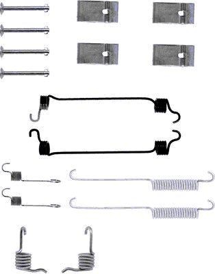 Great value for money - TEXTAR Accessory Kit, brake shoes 97006300