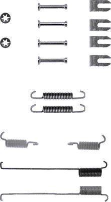 Great value for money - TEXTAR Accessory Kit, brake shoes 97009500
