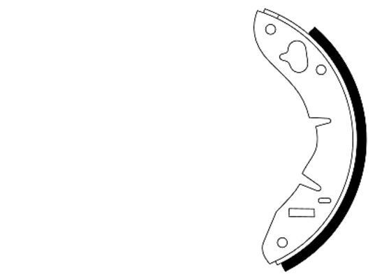 98101 0057 0 4 TEXTAR 178 x 32 mm, without handbrake lever Width: 32mm Brake Shoes 91005700 buy