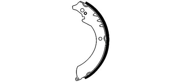 98101 0394 0 4 TEXTAR 254 x 46 mm, without handbrake lever Width: 46mm Brake Shoes 91039400 buy