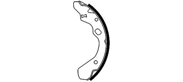 98101 0454 0 4 TEXTAR 200 x 26 mm, without handbrake lever Width: 26mm Brake Shoes 91045400 buy