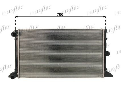 FRIGAIR 0110.3163 Engine radiator Aluminium, Plastic, 635 x 375 x 34 mm