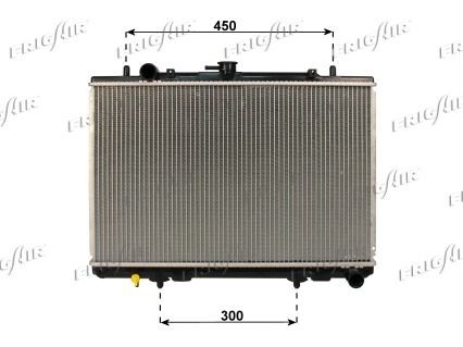 FRIGAIR 0116.3035 Engine radiator Aluminium, Plastic, 375 x 600 x 32 mm