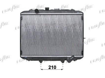 FRIGAIR 0128.3115 Engine radiator Aluminium, Plastic, 405 x 595 x 26 mm