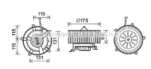 BMW 1 Series Fan blower motor 7641925 PRASCO BW8478 online buy