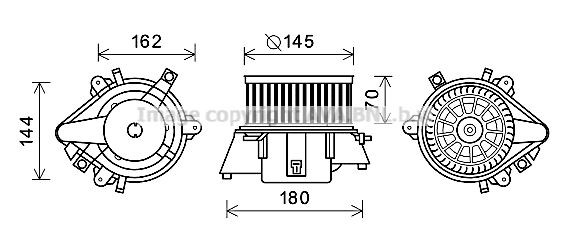 Fiat DOBLO Heater blower motor PRASCO FT8438 cheap