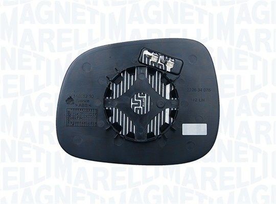 182209007200 MAGNETI MARELLI Side mirror glass BMW with holder, Right, Thermic