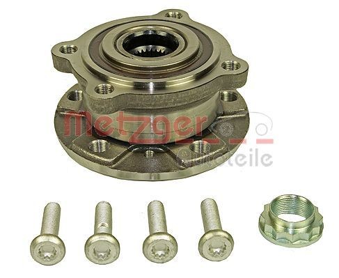 METZGER WM 6619 Wheel bearing kit with wheel hub, 144 mm