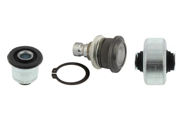 MAPCO 19207 Repair kit, wheel suspension Front axle both sides, Lower, with ball joint, with rubber mount