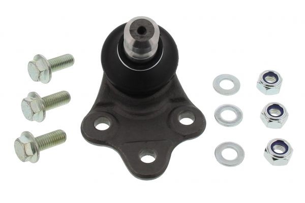 MAPCO 49973 Ball Joint Lower, Front Axle Left, Front Axle Right, with fastening material, 22mm