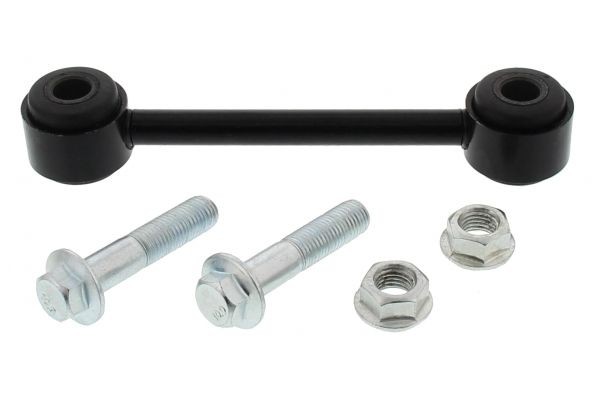 MAPCO 52755 Anti-roll bar link Front Axle Left, Front Axle Right, 180mm, with fastening material, Steel