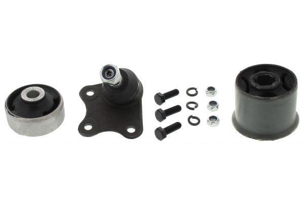 MAPCO 53281 Control arm repair kit Front Axle Right, Lower, with lock screw set, with ball joint, with rubber mount