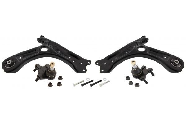 53730 MAPCO Control arm AUDI Front Axle Left, Front Axle Right, Lower, with lock screw set