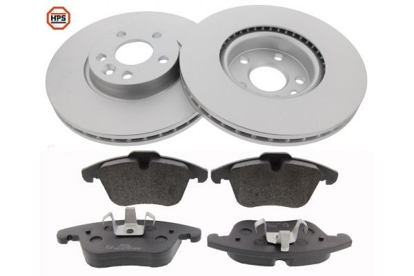 MAPCO 47661HPS Brake discs and pads set Front Axle, Vented