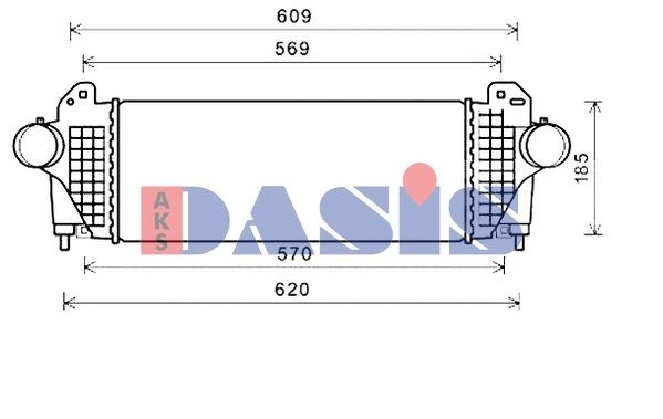 AKS DASIS Aluminium Intercooler, charger 017004N buy