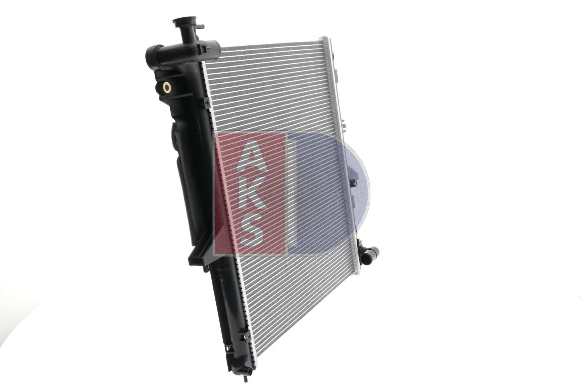 140098N Radiator 140098N AKS DASIS Aluminium, 525 x 635 x 16 mm, Brazed cooling fins
