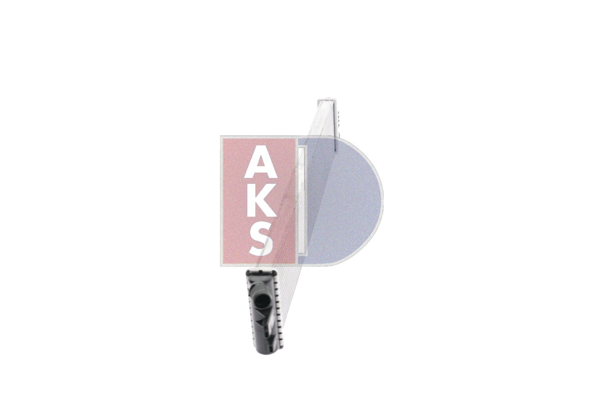 AKS DASIS 180098N Engine radiator Aluminium, Plastic, Aluminium, 710 x 120 x 24 mm, Brazed cooling fins