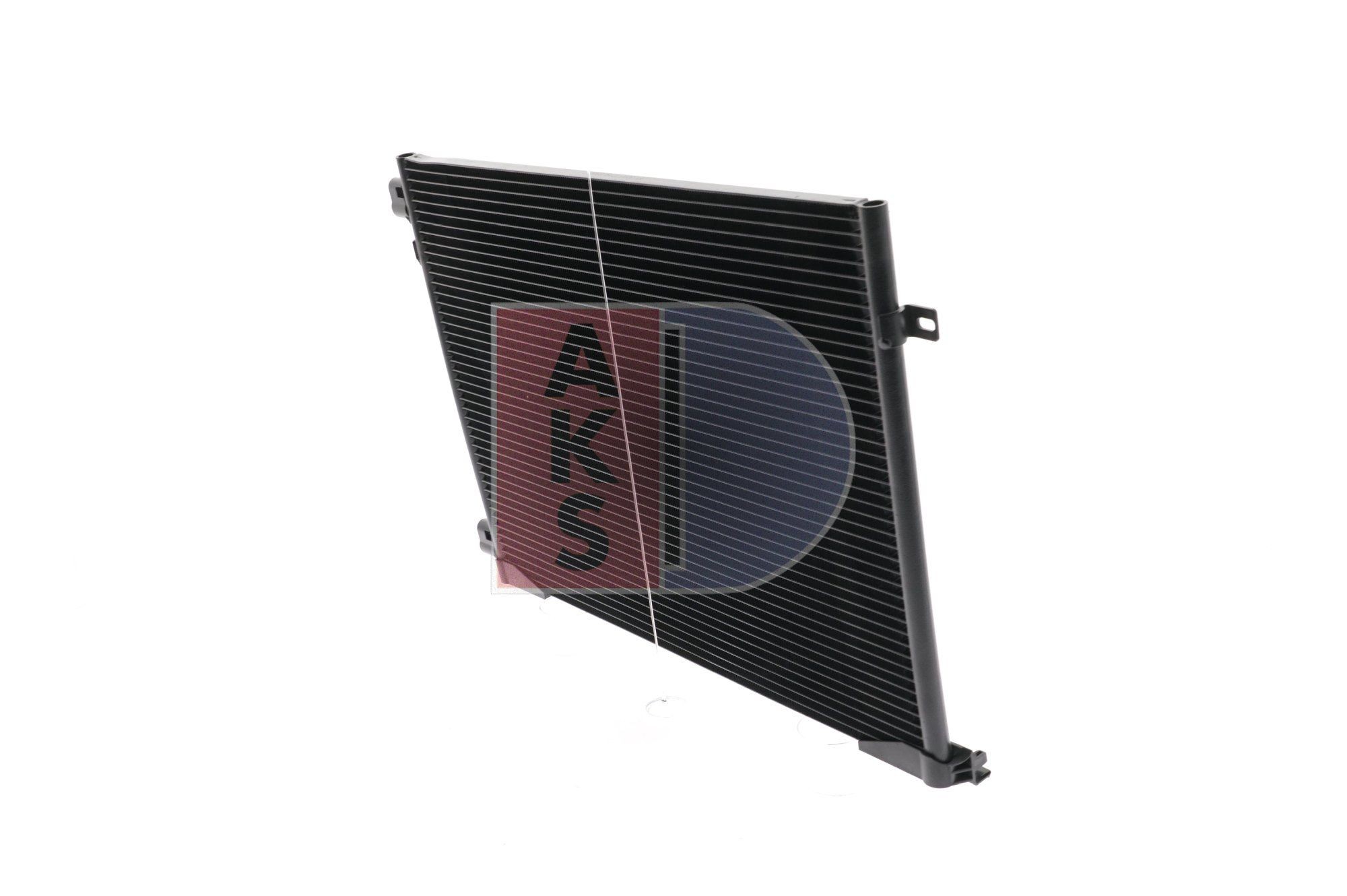 AKS DASIS 182045N Air condenser without dryer, 15,5mm, 15,5mm, 572mm