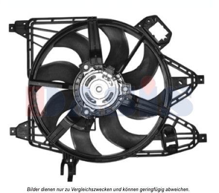 AKS DASIS 188028N Fan, radiator 7701062958