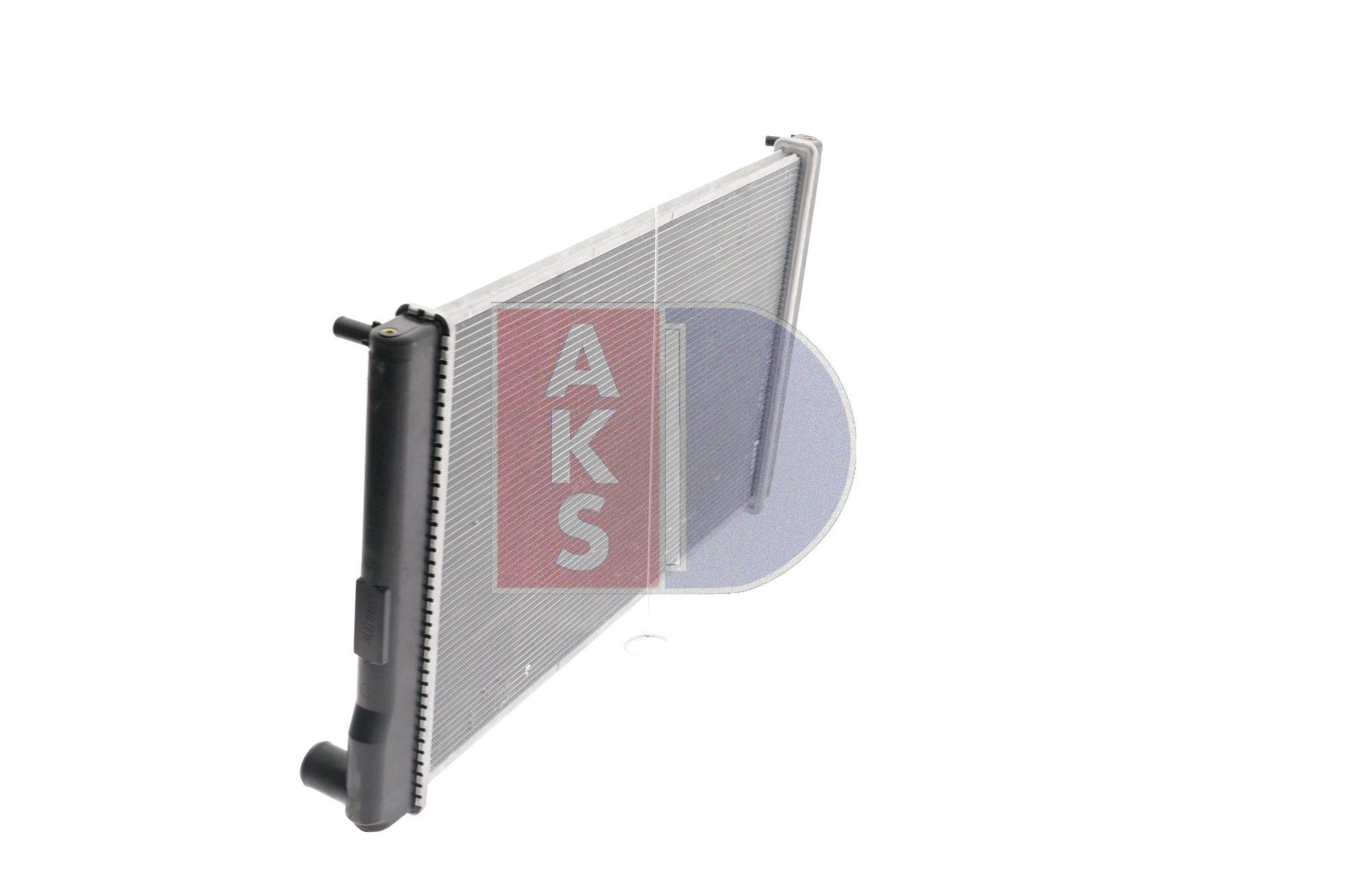 AKS DASIS 210238N Engine radiator for vehicles with/without air conditioning, 600 x 368 x 16 mm, Automatic Transmission, Brazed cooling fins