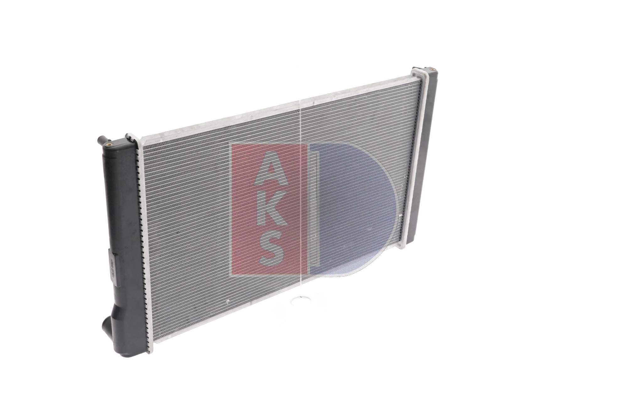 210238N Radiator 210238N AKS DASIS for vehicles with/without air conditioning, 600 x 368 x 16 mm, Automatic Transmission, Brazed cooling fins