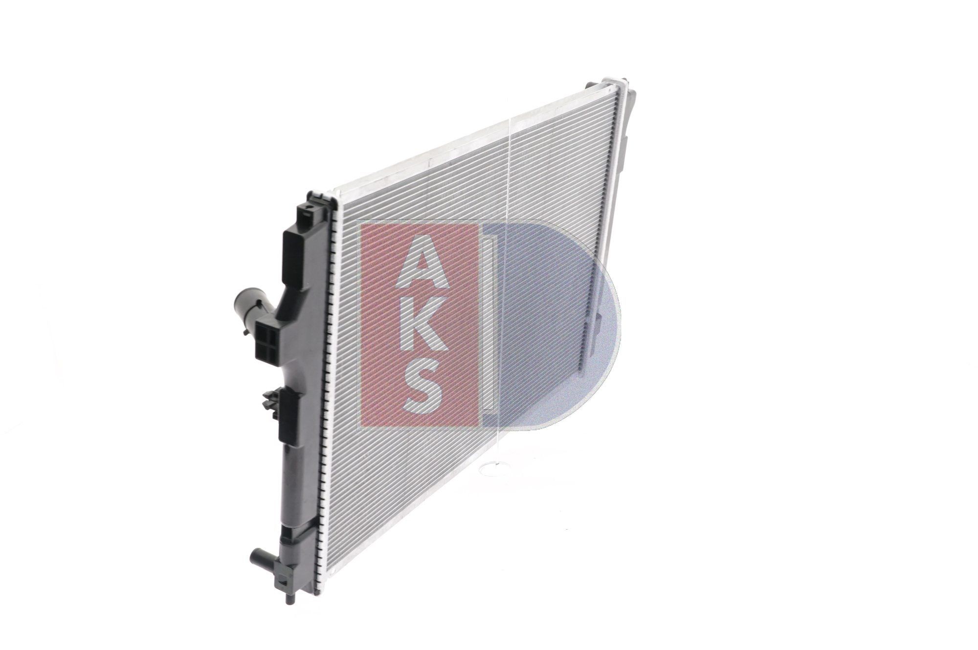 AKS DASIS 210255N Engine radiator for vehicles with/without air conditioning, 600 x 426 x 16 mm, Automatic Transmission, Brazed cooling fins