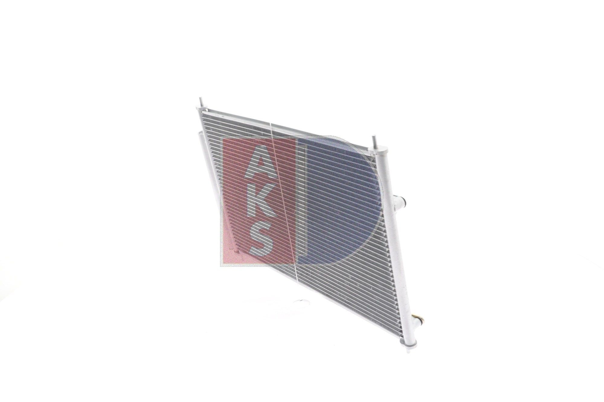AKS DASIS 212081N Air condenser with dryer, 15,5mm, 10,1mm, 598mm